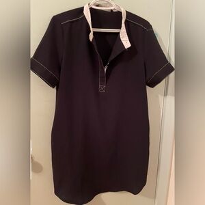 ZARA |  mini black Polo style dress size L
